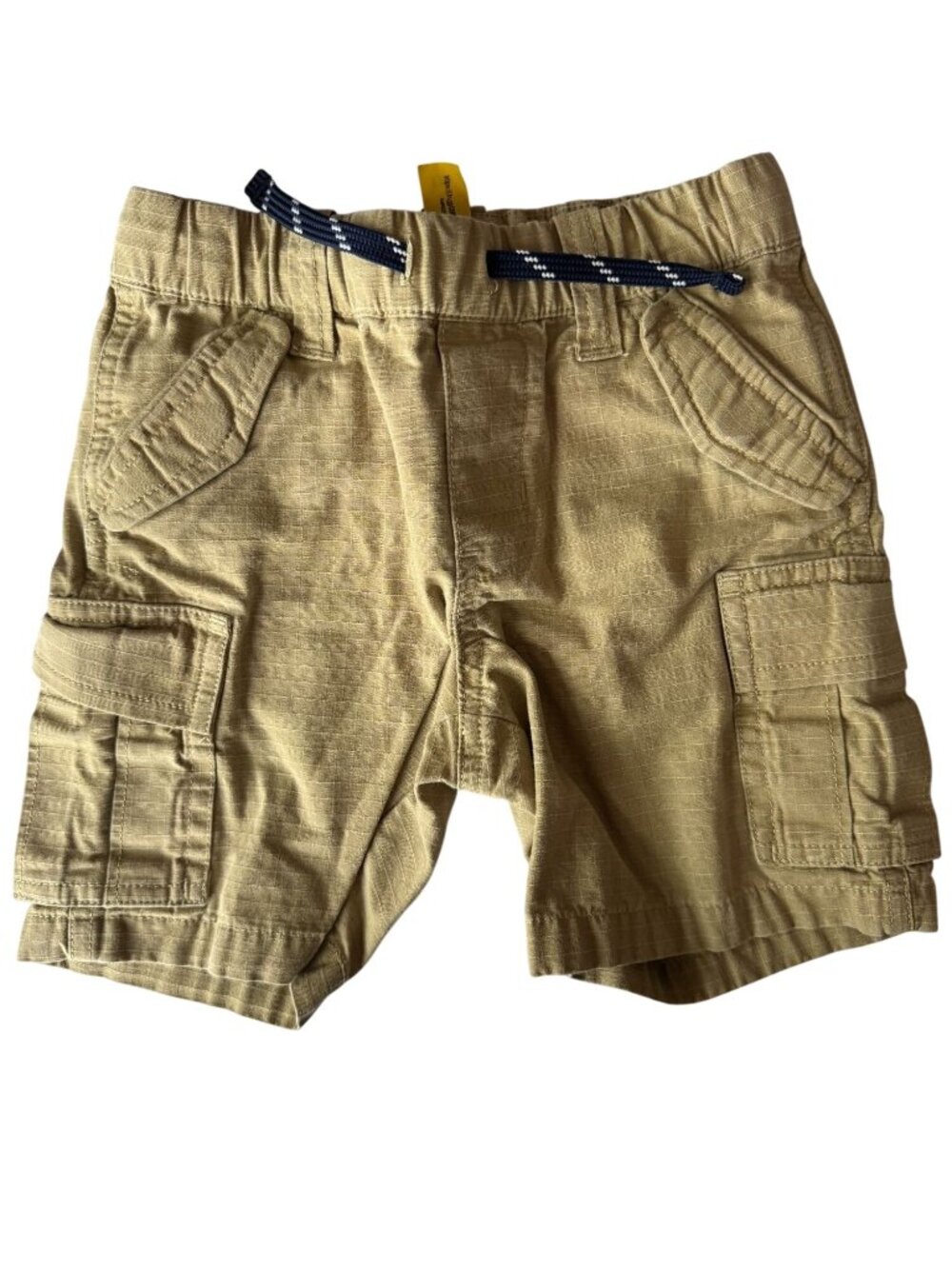 Polo Ralph Lauren Boys Cargo Shorts Size 3T Tan 100% Cotton Elastic Waist Ripsto